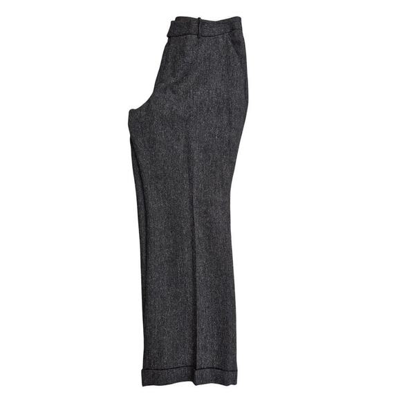 NWT Eddie Bauer Blakely Fit Black/White Wool Tweed Trouser lined Sz 16 - Picture 3 of 8